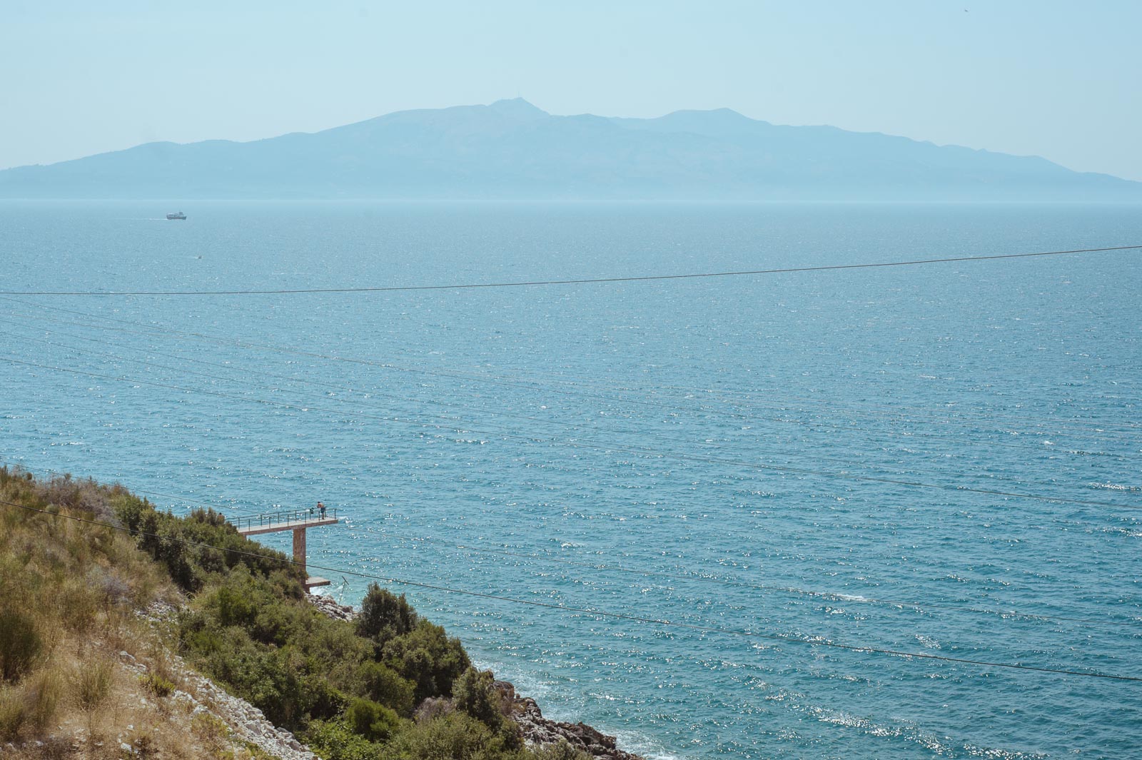 Corfù vista da Saranda, Albania | foto di Dino Maglie