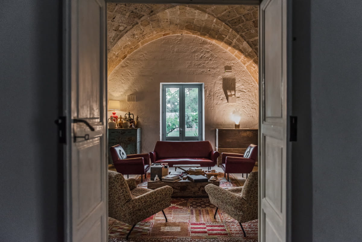 Fotografia d'interni di Dino Maglie per struttura ricettiva Masseria Palombara di Oria (BR)