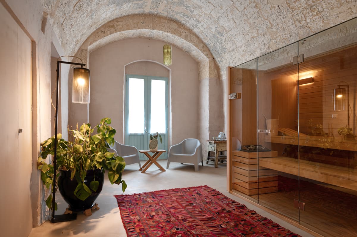 Fotografia d'interni di Dino Maglie per struttura ricettiva Masseria Palombara di Oria (BR)