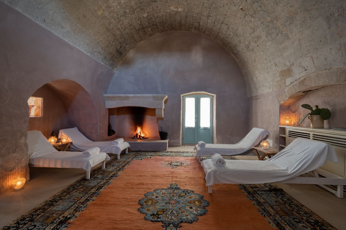 Fotografia d'interni di Dino Maglie per struttura ricettiva Masseria Palombara di Oria (BR)