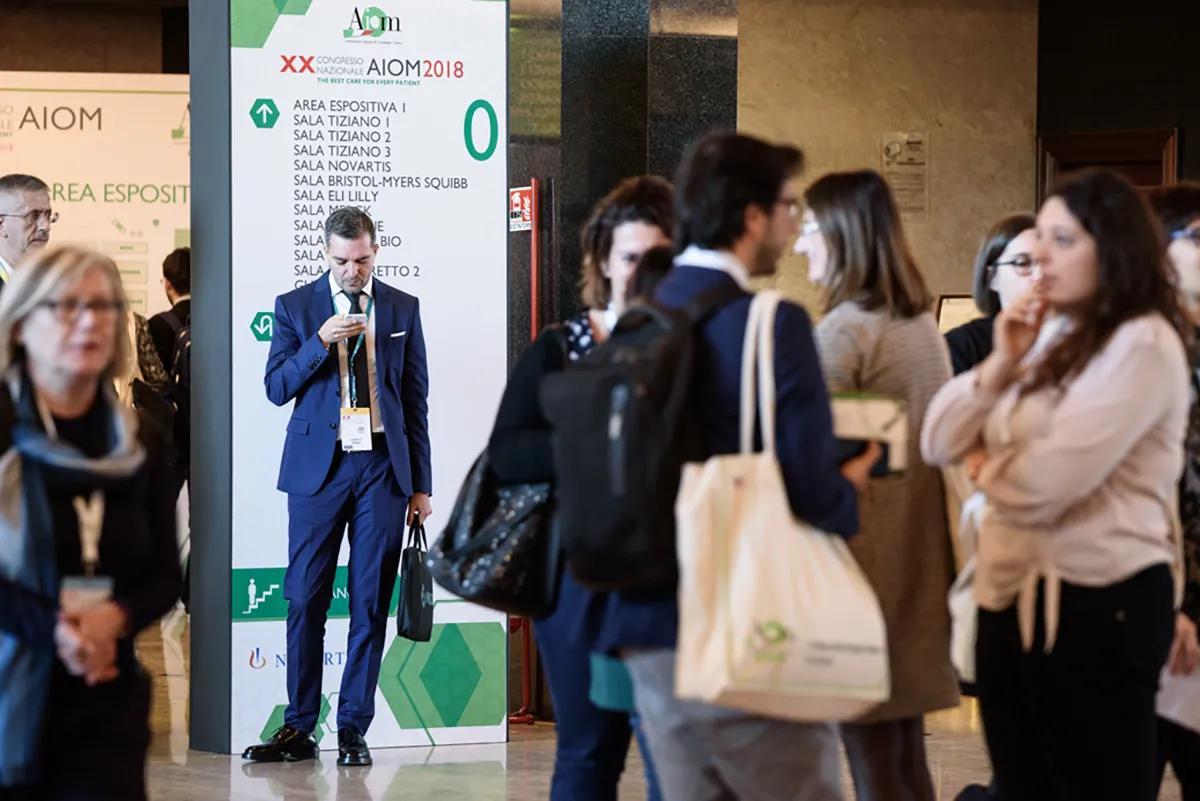 Foto del fotografo Dino Maglie del XX Congresso Nazionale AIOM presso Roma